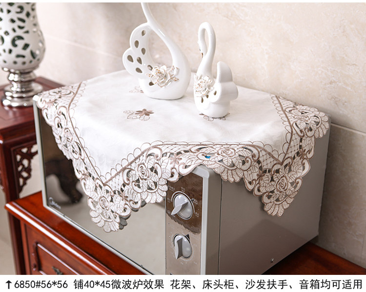 Khăn trải bàn châu Âu khăn trải bàn khăn trải bàn khăn trải bàn đệm đặt cao cấp thêu hình chữ nhật bàn cà phê vải thêu khăn trải bàn nhà hàng