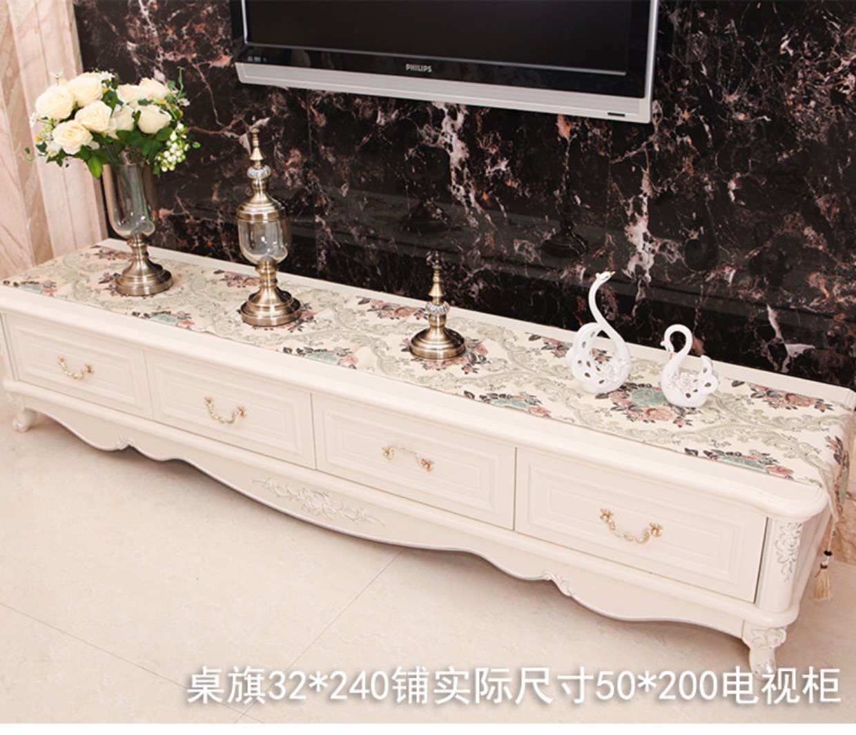 Mỹ giày bàn cà phê mục vụ Á hậu sang trọng truyền hình lối vào bảng vải khăn trải bàn bông không trượt chân châu Âu của giường - Khăn trải bàn khăn trải bàn xưa