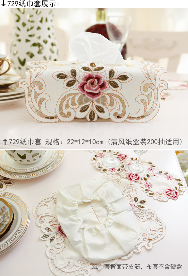 Thêu chính hãng cao cấp khăn trải bàn tròn vải lớn bàn tròn vải tròn bàn vải nhỏ tròn bàn cà phê vải khăn trải bàn hình bầu dục khăn trải bàn bằng nhựa