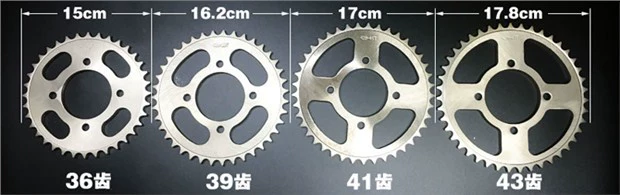 Bánh xích xe máy Zongshen 150 ZS150-48A nhông xích bánh răng tăng tốc độ dày phớt dầu câm xích - Xe máy Gears