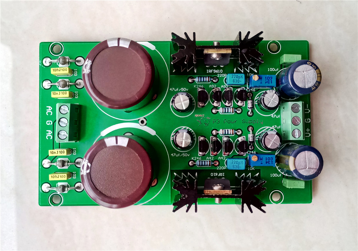Kubota Adjustable Rectifier Filter Regulated Power Supply Board For DAC AMP P3