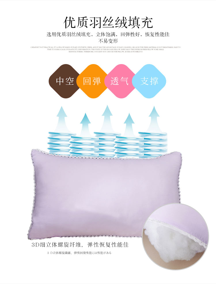 Gối lông nhung màu đặc gối gối dành cho người lớn gối điều dưỡng cổ tử cung học sinh độc thân có thể giặt gối ngủ mềm một đôi gối chữ c