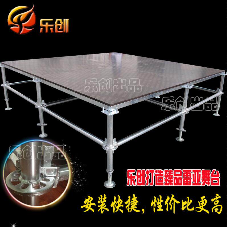 Steel Rhea frame assembled stage performance wedding event T stage galvanized background frame aluminum alloy gantry direct sales