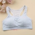 Học sinh trung học thể thao đồ lót nữ học sinh trung học cotton không có vòng thép chống sốc chạy vest kiểu cô gái áo ngực mỏng