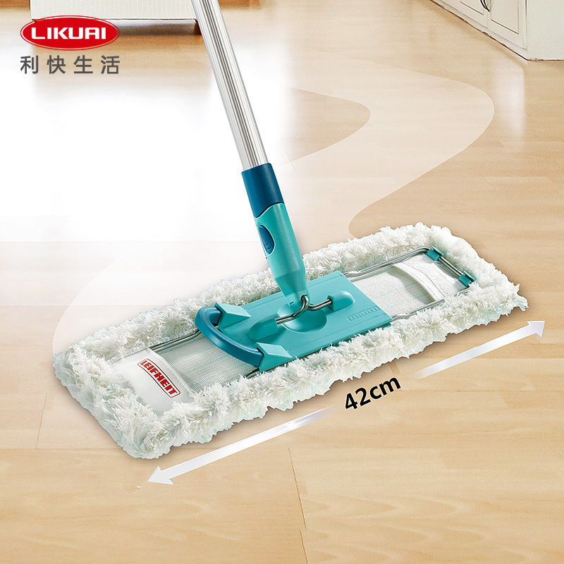 Leifheit German Imported Space Aluminum Household Rotating Mop Large Flat Floor Mop for Home Use Leifheit German Imported Space Aluminum Household Rotating Mop Large Flat Floor Mop for Home Use