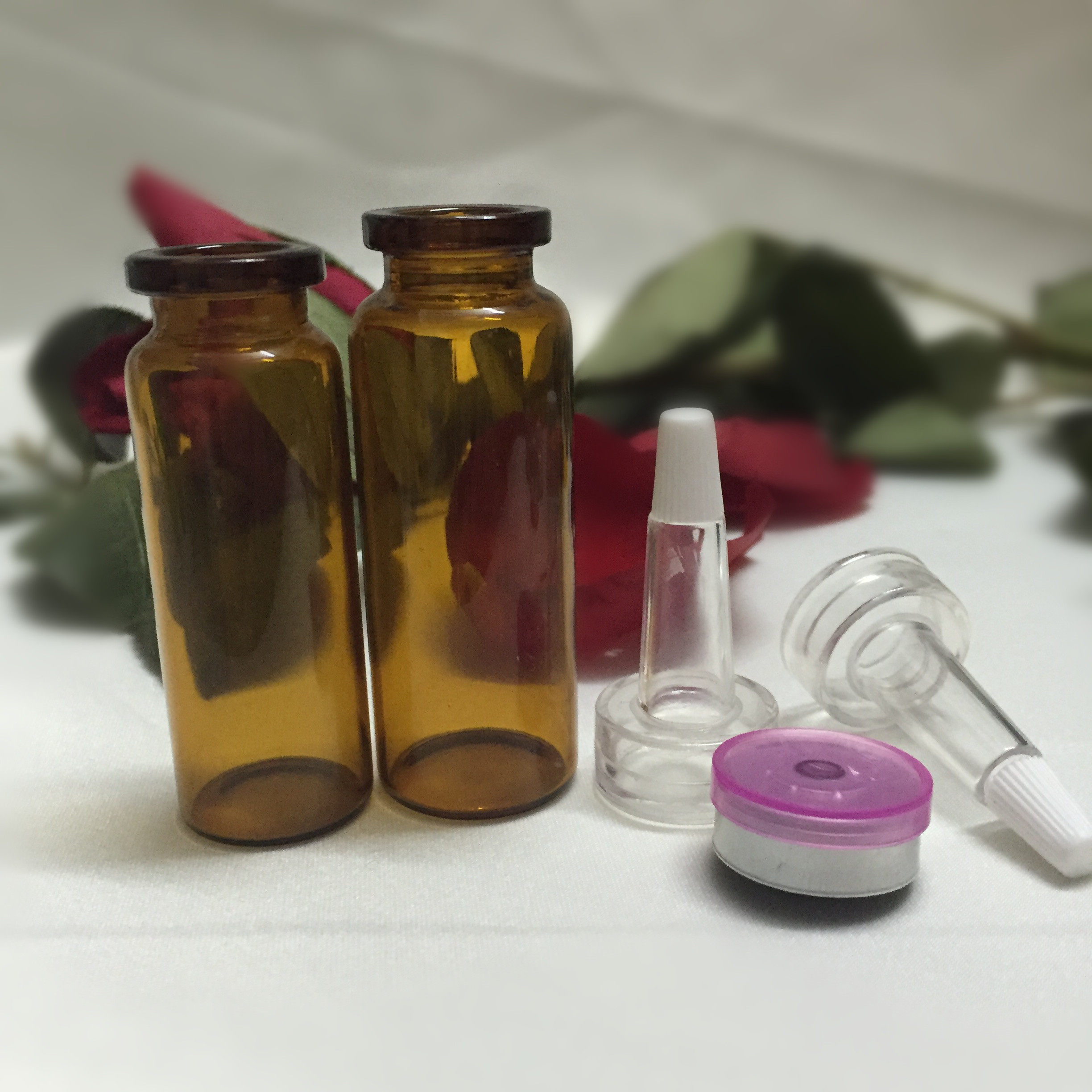 20ml Xilin bottle glass oral liquid cosmetic essence water emulsion oil bottle mouth spot