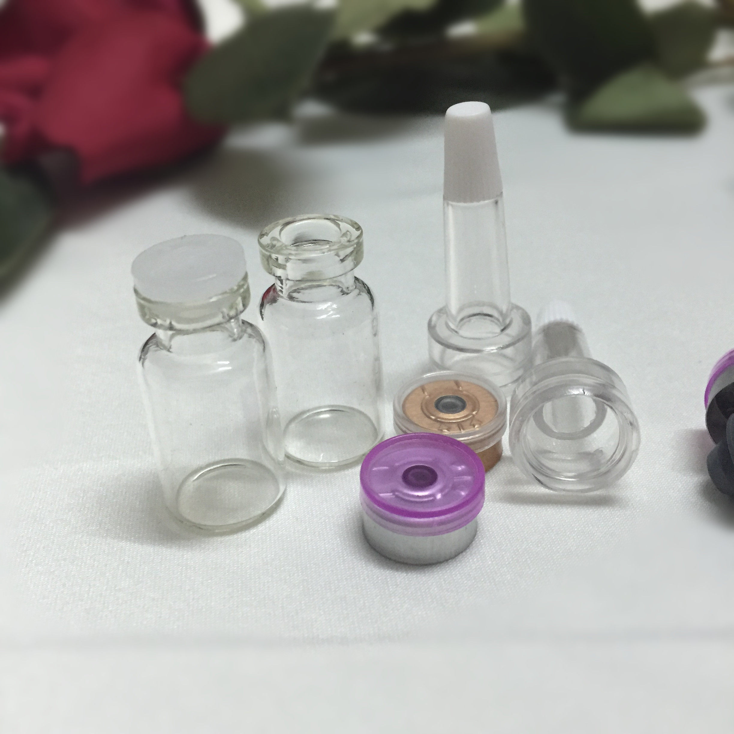 3ml Carkmouth Cilin Control Bottle 13 tooth caliber freeze dry powder liquid packaging bottle glyceric acid packaging empty bottle