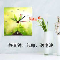 Frameless Wall Bell Silent Bell Silent Bell Silent Bell hipster Landscape Send Battery Can Add Words