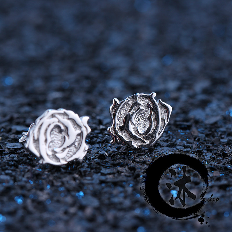 (Sword 3 - person authorized) Sword three around jewelry all door logo ear nails pure silver five poison