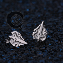 (sword net 3 genuine people authorized) sword three perimeter jewelry Tibetan sword logos 925 pure silver earbuds