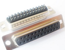  Connector DB25 male DB25 needle black glue welding wire type male can be customized finished line