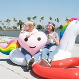 Экологичная надувная игрушка в форме сердца, увеличенная толщина