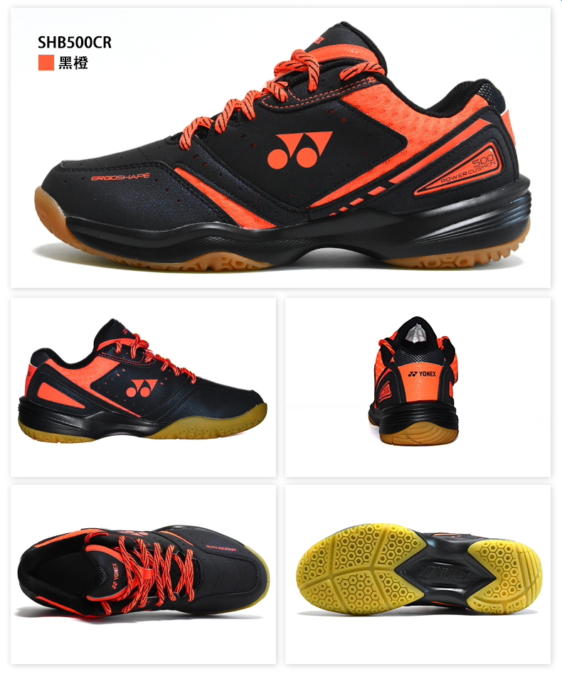 Giày cầu lông Yonex YONEX Giày nam chính hãng chống trượt sốc yy đào tạo giày thể thao nam và nữ SHB500 giày thể thao lining