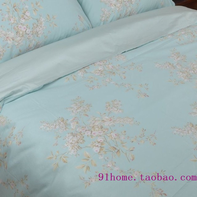100% cotton satin 60 miếng 400 hoa tử đinh hương, chăn ga trải giường trải giường miễn phí Ga phủ giường