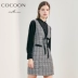 Hoa hậu COCOON2018 mùa đông mới của phụ nữ khí chất thời trang nhỏ nước hoa mỏng cà vạt dài tay áo đầm ngủ 2 dây Sản phẩm HOT