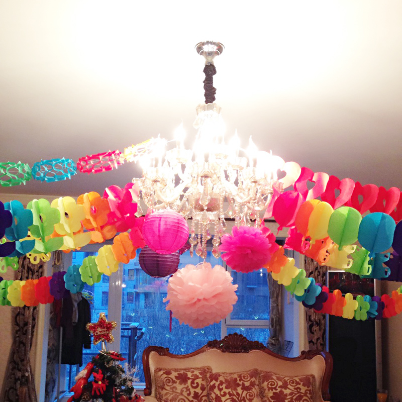 New Year's Eve Creative Wedding Room Placement Playball Wedding Decoration Laflower Wedding items Living Room New House Hanging Accessories