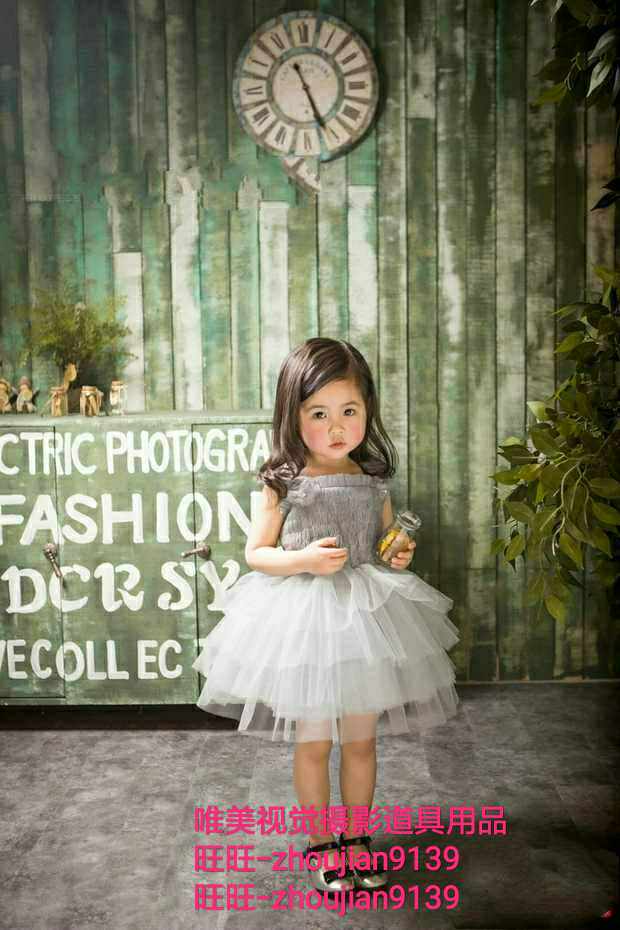 2019 new photo gallery Photography wedding dress real view studio decoration design to make Korean child reality w-4770