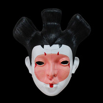 Halloween Fire Pot Shop Tattoo Shop Tattooing Machine Action Team Japanese Art Prostitute Dressed In Ghost House Resin Mask
