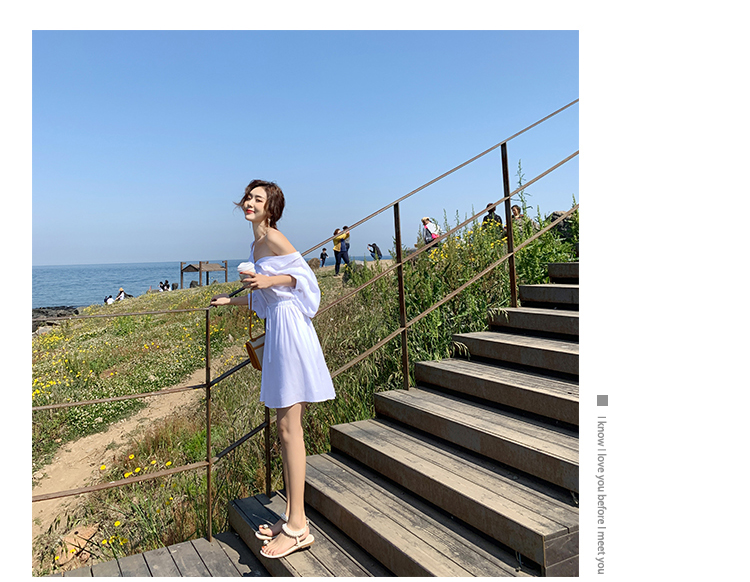 VK旗艦店 韓國風桔梗仙女裙襯衫短袖洋裝