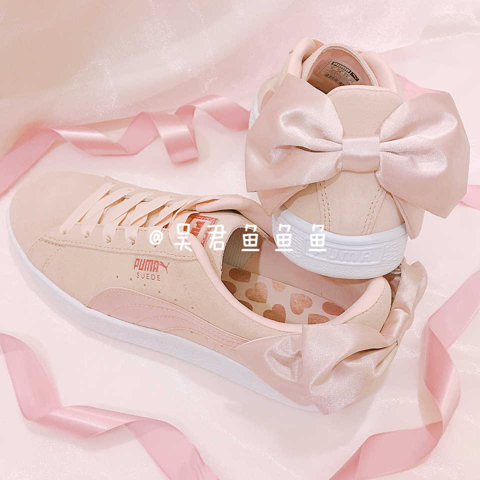 puma suede bow valentine