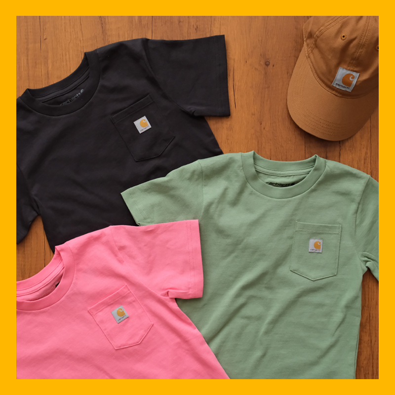 In-Stock Genuine Carhartt Classic Pocket Short-Sleeve T-Shirts for Men, Women, and Children from the Usa In-Stock Genuine Carhartt Classic Pocket Short-Sleeve T-Shirts for Men, Women, and Children from the Usa