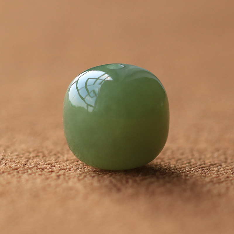 Natural Xinjiang and Tian Yuhuang Mouth Material Old Pearl Loose Beads Apple Pearl Barrel Beads Diy Hand Condensed to Play Beads