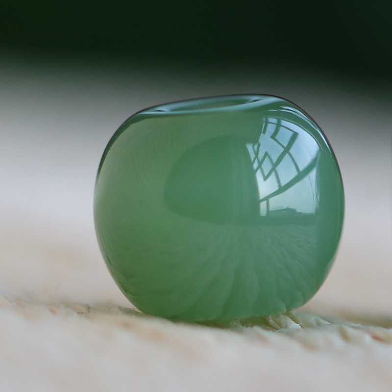 Natural Old Crater Beyu Cat Eyes 10mm Apple Beads Round Pearl Beads Essay Play DIY Strings Beads Handmade Necklace Necklace