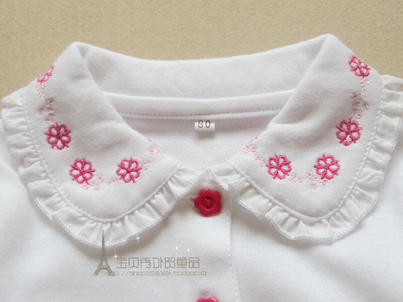 Chemise fille à manche longue en coton - Ref 2086901 Image 8