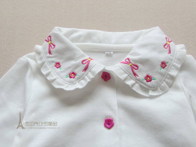 Chemise fille à manche longue en coton - Ref 2086901 Image 14