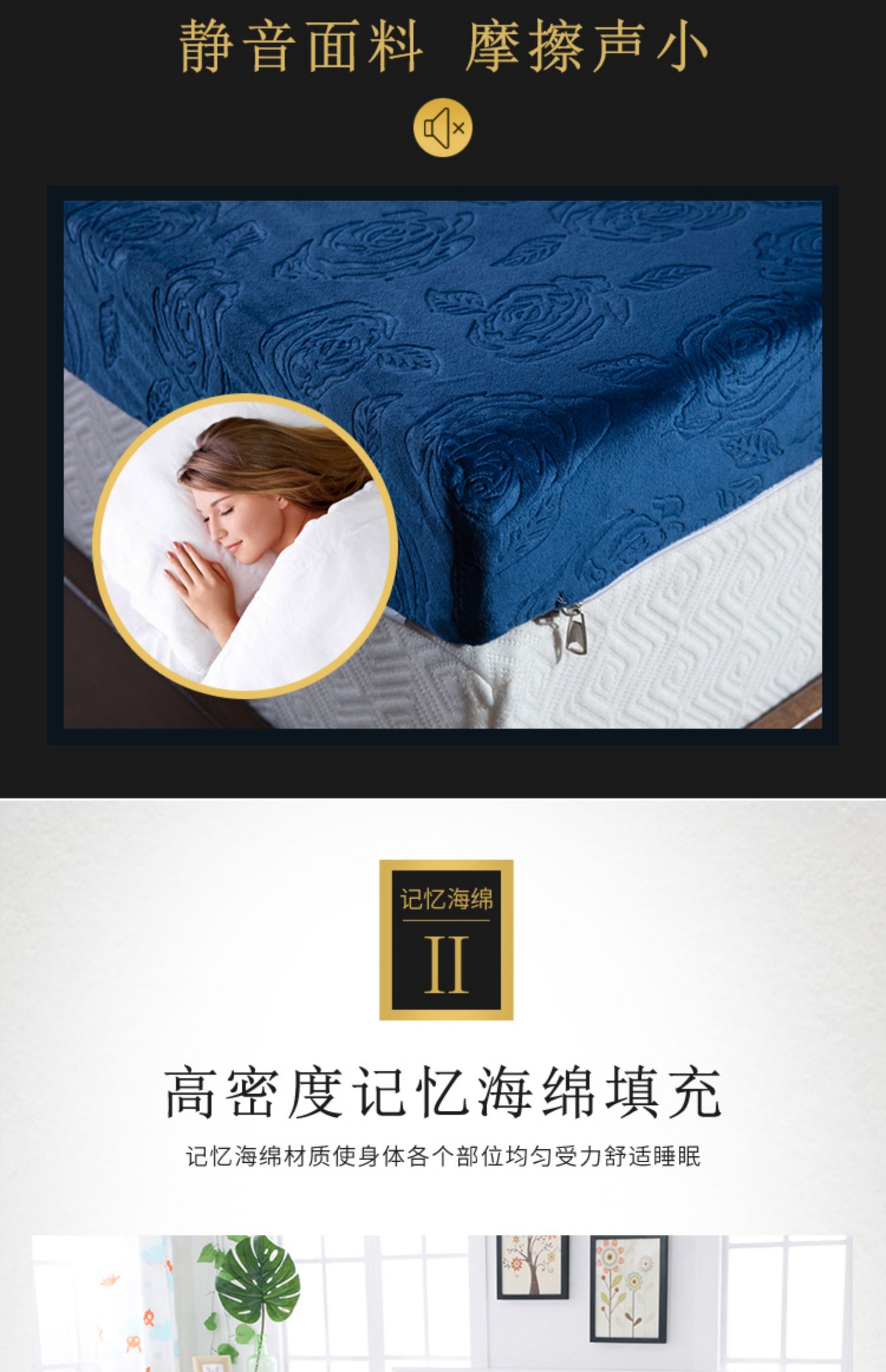 Nệm xốp dày mật độ cao phục hồi cao nệm cứng 1,5m đệm ký túc xá sinh viên 1,2 m có thể tháo rời và giặt được - Nệm đệm everon chính hãng