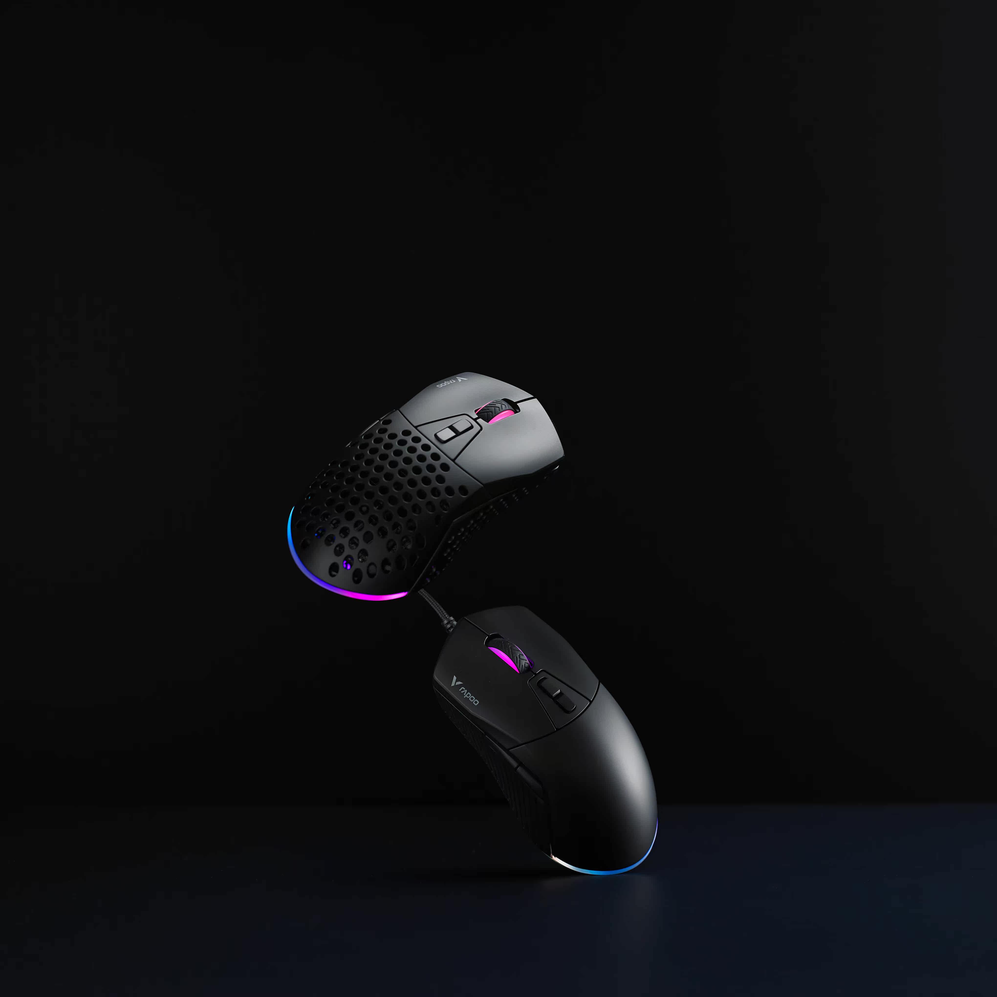 Leibai V360 detachable game mouse Symphony RGB hole electric competition USB wired cf laptop mouse