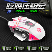 Vipers G0 Eat Chicken Press Gun Hardware Macros Free Of Drive Pressure Shooter Tours Electric Race Games Mouse Notebook Desktop Generic