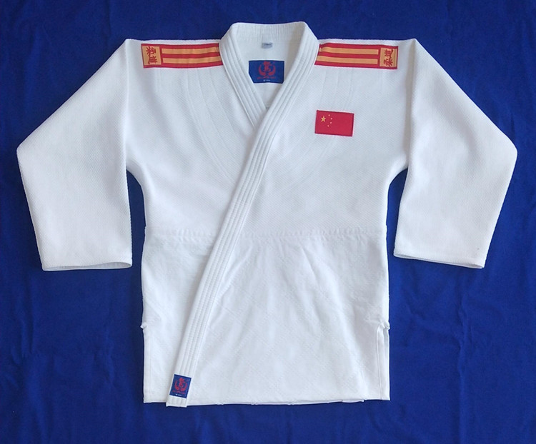 National Team Same Paragraph 800 gr Thickened Pure Cotton Adult Children Competition Judo Coach Wear embroidery LOGO Custom