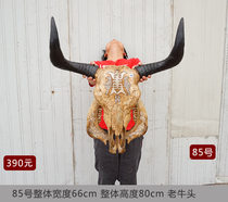 Natural yak skull Skull Handicraft real cow head Bull Head Decoration Tibet Featured Wall Decoration Handicrafts Wall-mounted