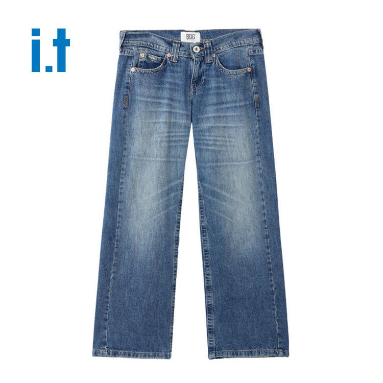 Bdg Distressed Wash Effect Casual Straight-Leg Denim Jeans for Women 26 Spring/Summer Xiaojiongmei Genuine Product National Distributor Bdg Distressed Wash Effect Casual Straight-Leg Denim Jeans for Women 26 Spring/Summer Xiaojiongmei Genuine Product National Distributor
