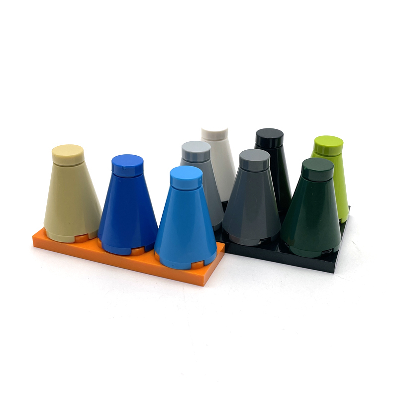 Double Eagle Cada Building Block Figure Eye Display Stand Base, Height 3942, Small Particle 2X2X2 Cone Brick