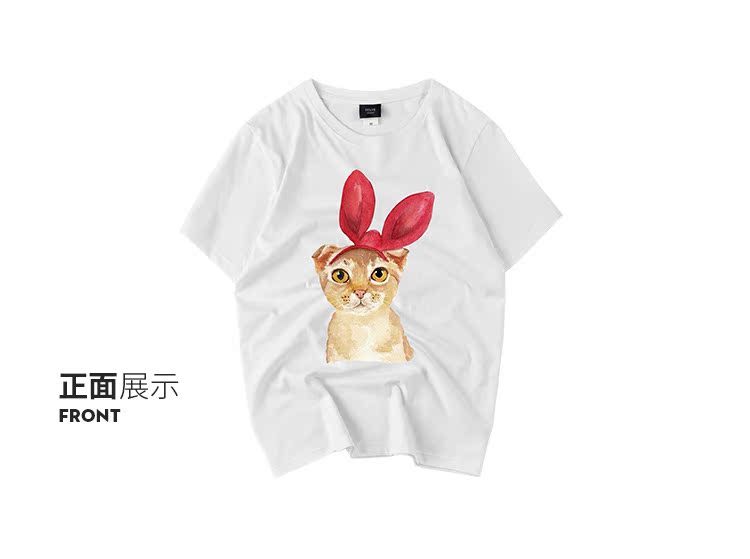 Mùa hè cực rộng kích thước lớn của phụ nữ một nửa tay áo Hàn Quốc ulzzang Dongdaemun Phong cách Harajuku áo thun ngắn tay nữ sinh viên lỏng lẻo áo thun trắng nam