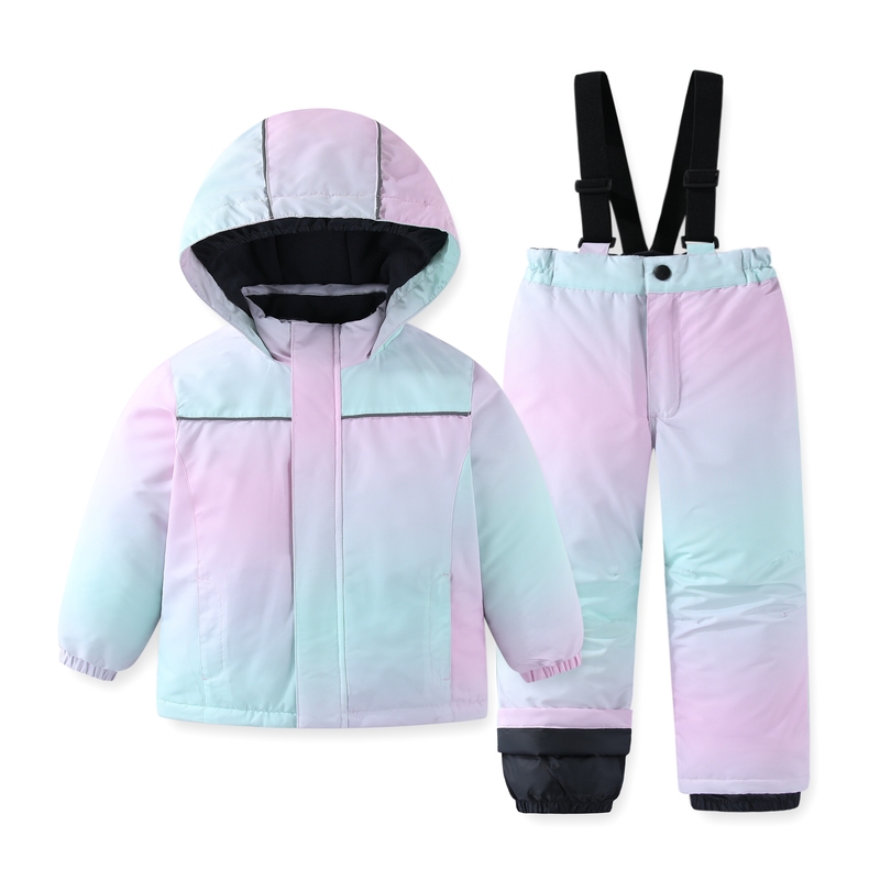 25 New Models of Export Surplus Children's Ski Suits for Boys and Girls, Thickened, Warm, Windproof, Snowproof, and Waterproof