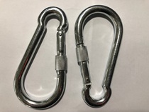 Galvanized iron spring hook safety buckle connection buckle capped spring buckle 12*140mm