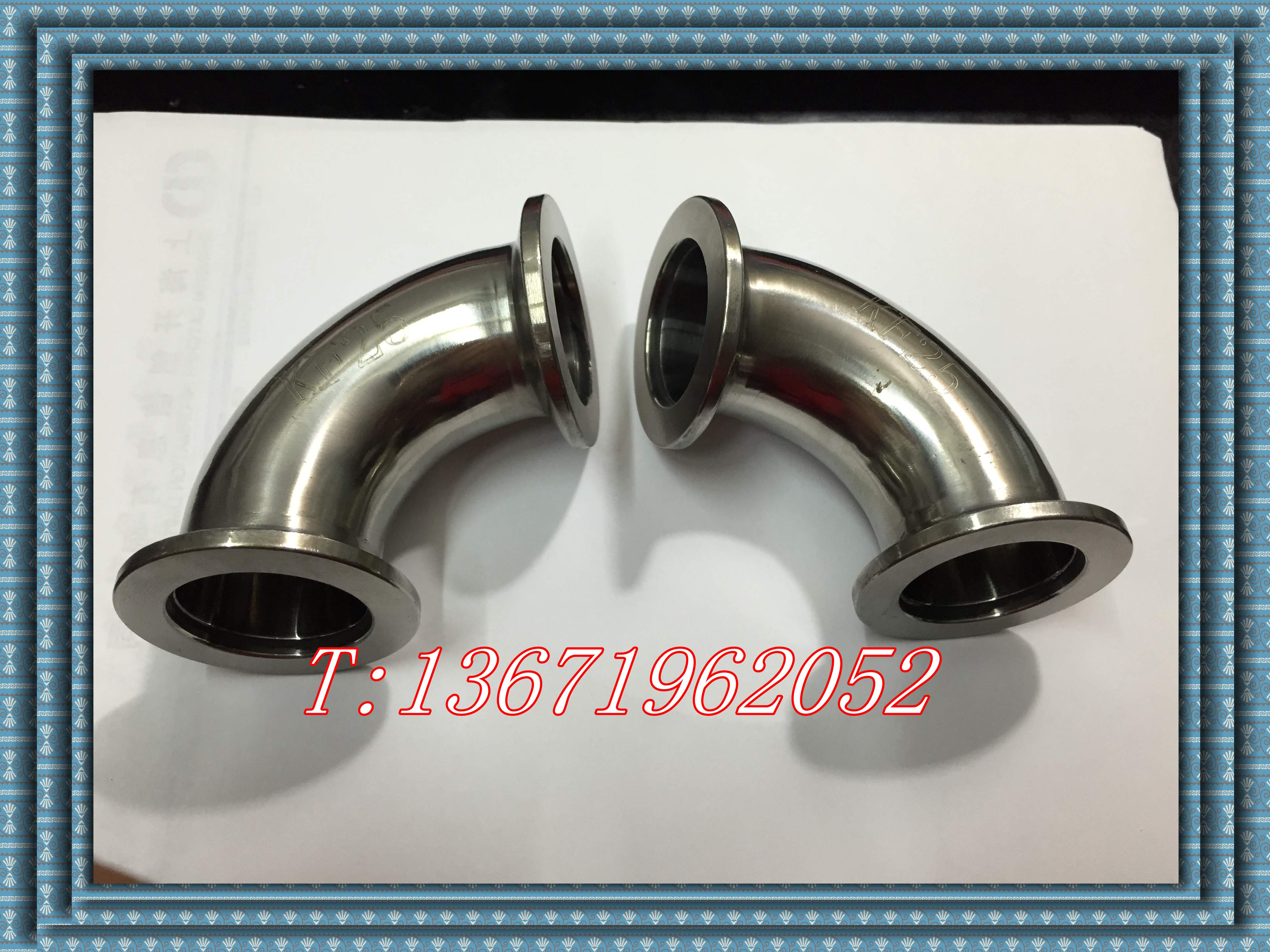 304 stainless steel vacuum elbow vacuum elbow 90 degrees vacuum joint vacuum KF quick fit elbow bend