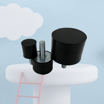 Single-end rubber VE type rubber shock absorber One end of rubber M10*27 (length) diameter 40mm height 20