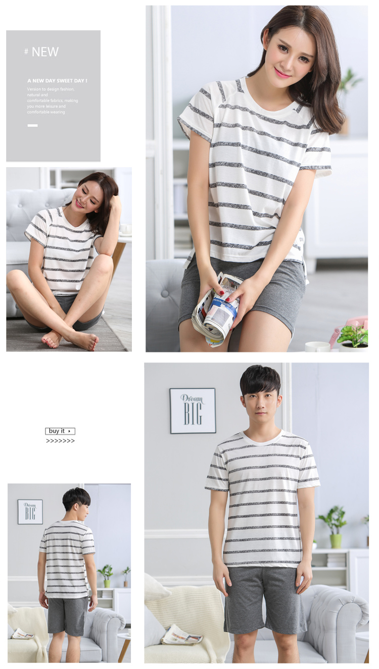 Pyjama mixte OTHER   en Coton à manche courte - Ref 3006006 Image 42