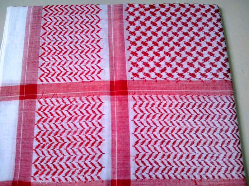 Foreign trade Export boutique Arab 4 knots jacquard headscarf Muslim scarf Scarves Costume Accessories HQ105