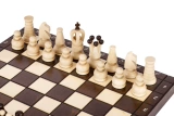 Королевские импортные портативные складные шахматы из натурального дерева, стратегическая игра, «сделай сам», подарок на день рождения