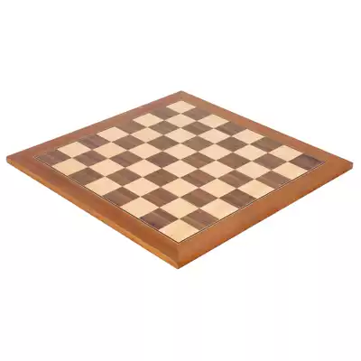 Luxury handmade grid high-end wooden chess board maple black walnut cherry wood