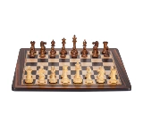 Шахсайский шахматный соревнование QISI Деревянная шахматная доска с Ebon Eyeborn Maple Maple