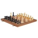 Chesshop Germanknight Складывание немецких рыцарских игр с твердым деревянным шахматом ручной работы магнаты