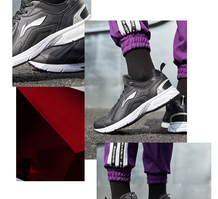 Li Ning 2019 mới mang giày chống trượt retro chống trượt hấp thụ giày thể thao nam ARHP113 - Giày chạy bộ giày chạy bộ adidas