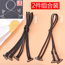 Underwear with shoulder strap female 2019 new can be exposed without marks for a sexy 100 lap cross hanging neck transparent invisible