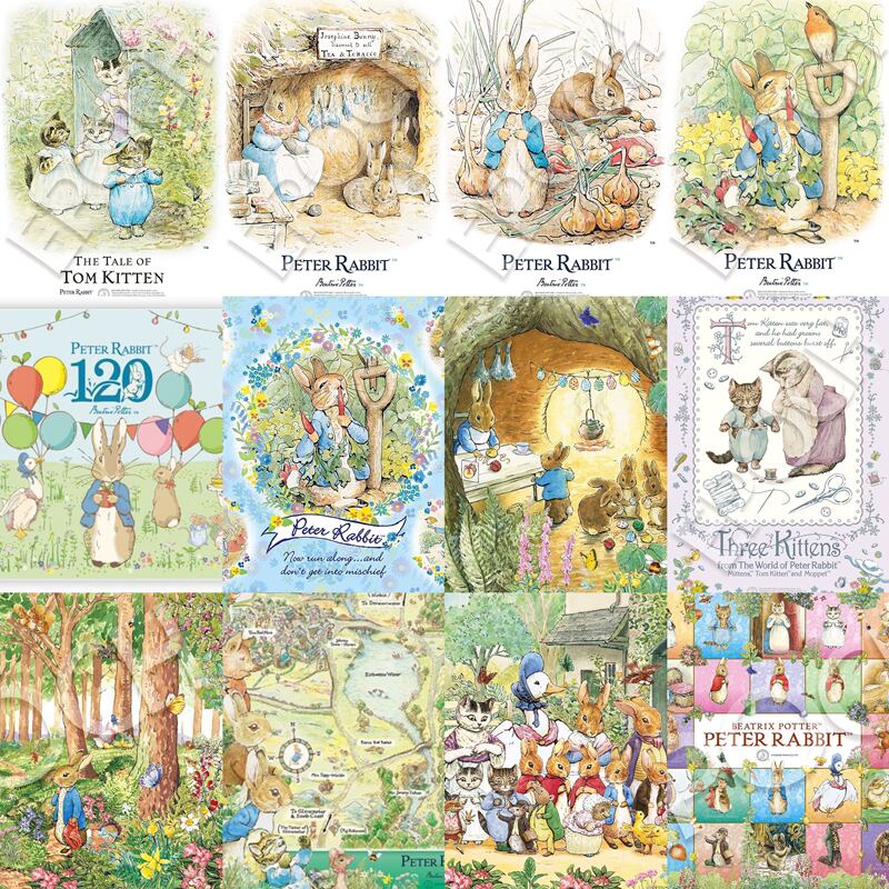 Japan Epoch Peter Rabbit Picture Book 20Th Anniversary Carrot 216/300/500/1000/2000 Pieces Japan Epoch Peter Rabbit Picture Book 20Th Anniversary Carrot 216/300/500/1000/2000 Pieces